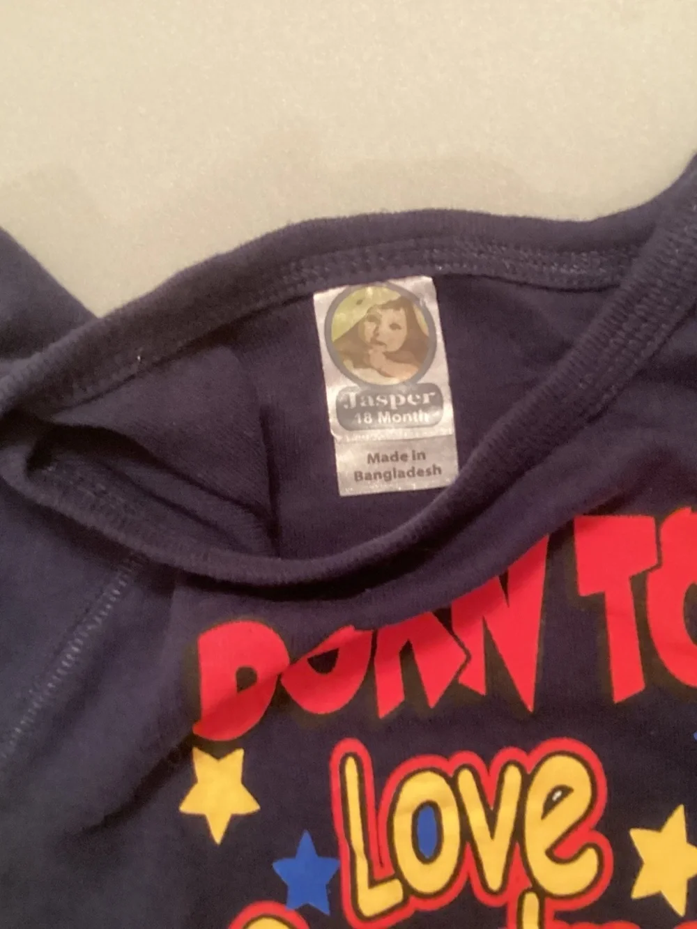 Born to Love Grandma onesie (18 mo.)